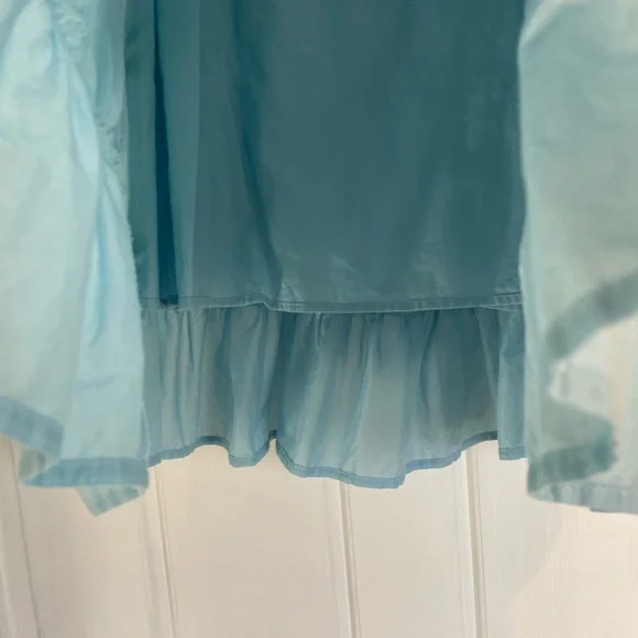 Nicole Miller Baby Blue Tiered Cotton Skirt - Picture 4 of 5